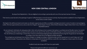 New Jobs Central London