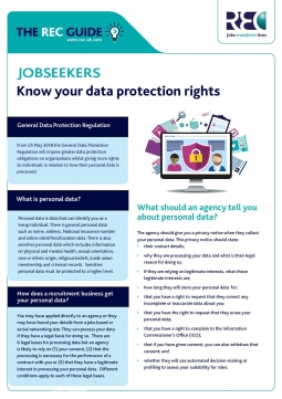 REC - Jobseekers Know Your Data Protection Rights